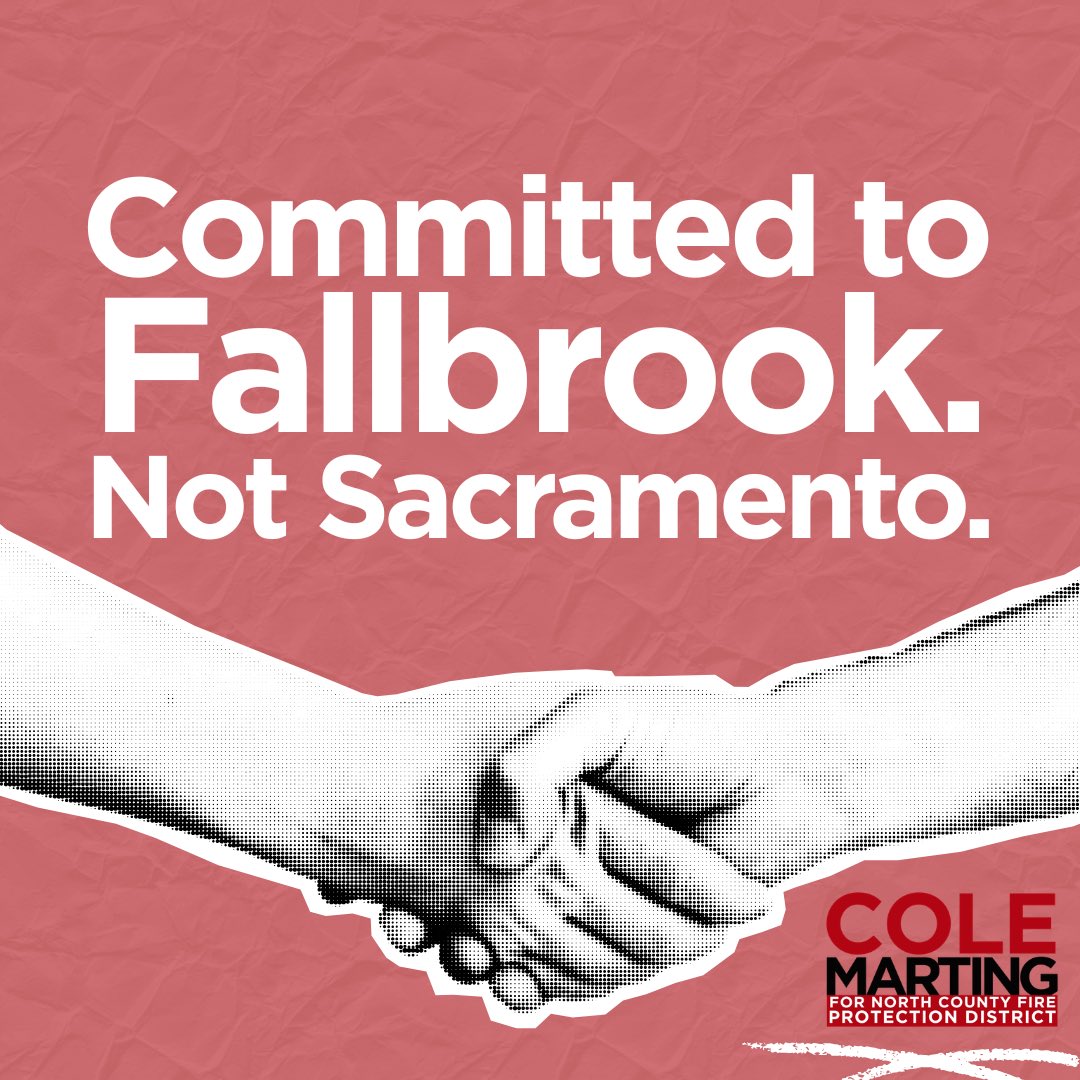cole_marting's tweet photo. I won’t rubber stamp bad policy that comes out of Sacramento. I’m here for Fallbrook. https://t.co/zRsNiORcak