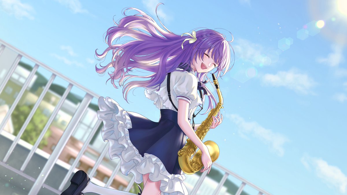 朔栖まよ🎷🍼M3thx!サックス演奏系V tweet media