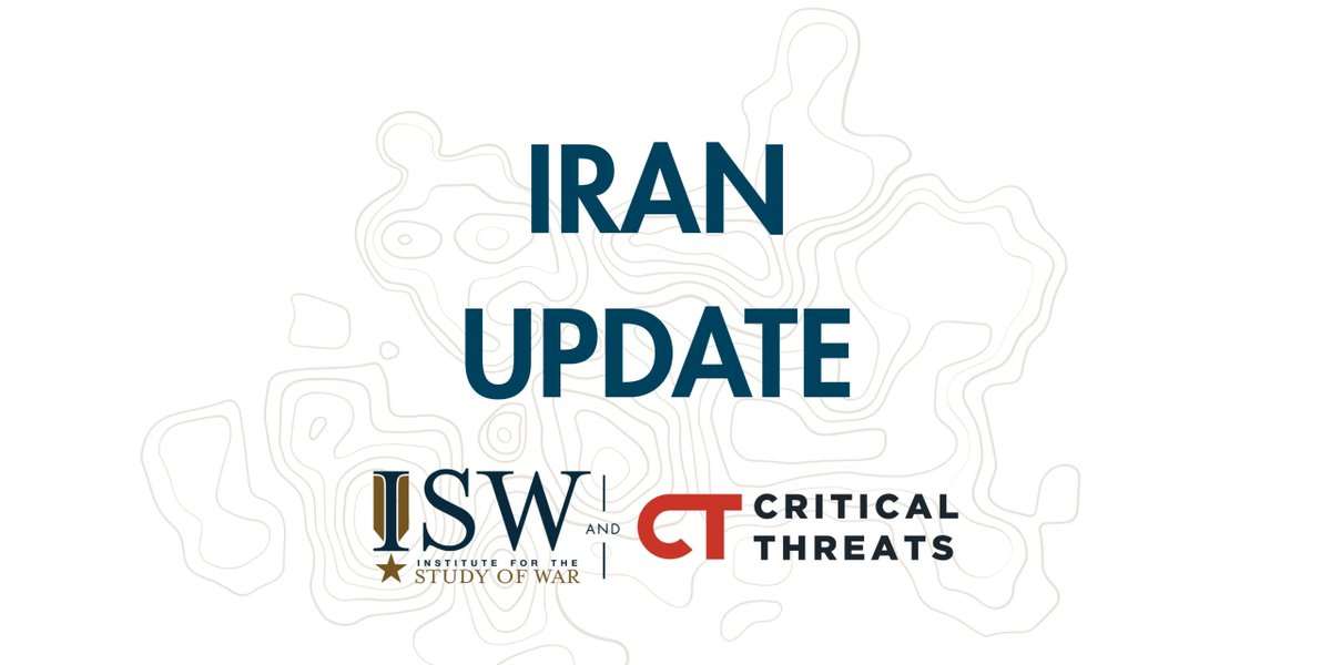 Irandiasporaa's tweet image. Iran Update Special Report, May 3, 2026 - Institute for the Study of War dlvr.it/TSM0Sb #IranUpdate #MiddleEast #WarReport #PeaceProcess #IranUSRelations