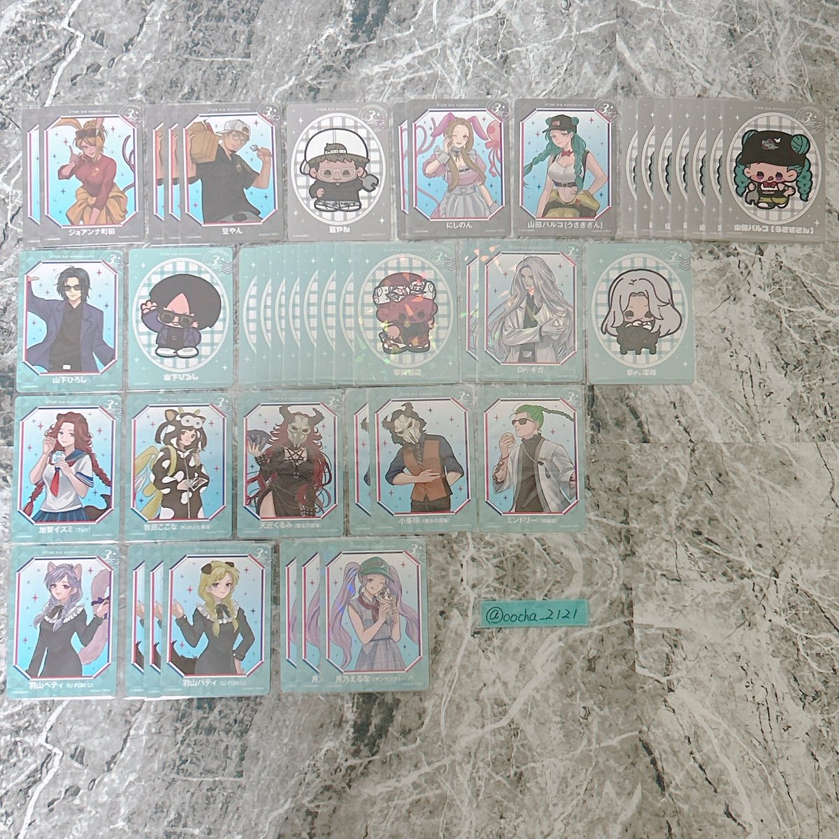 oocha_2121's tweet photo. 【譲渡】ストグラ ストグラフェス トレカ アクキー アクスタ SGPD

譲▶︎画像1~7
求▶︎alt記載金額+送料

郵送のみ
各条件はツリー欄画像8枚目に記載しております
なるべく全てお譲り先を探したいため複数の方最優先
検索からもお気軽にお声がけ下さい

⬇️お声がけは⬇️ https://t.co/h0ZyTuRDSB