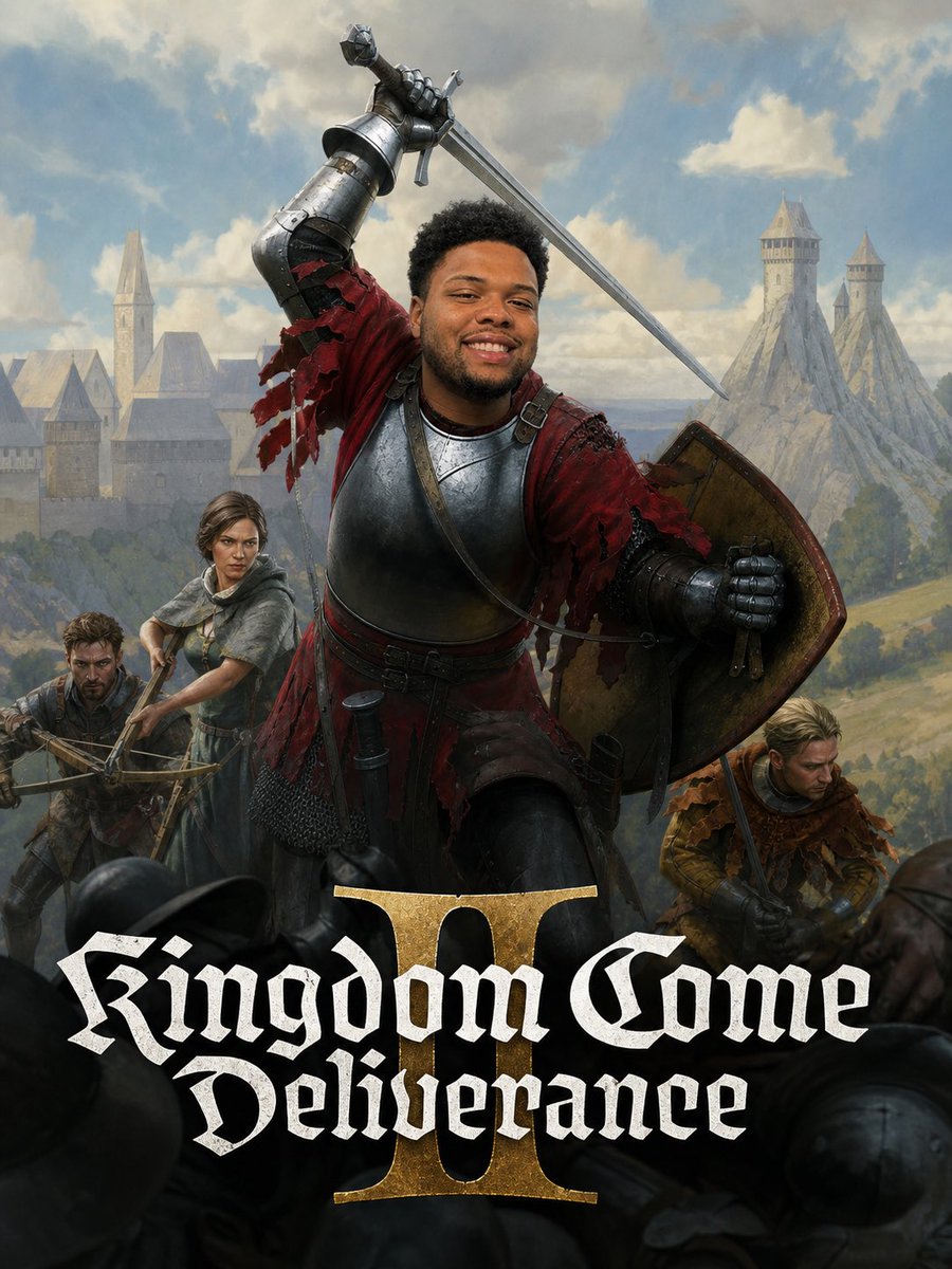 SunnyJ01's tweet photo. Kingdom Come Deliverance 2 stream Tuesday at 12:00PM be there so I can save THY FARE MADIEN FROM EVIL https://t.co/PYfCBa0CI1 #KingdomComeDeliverance https://t.co/9lPCFKVnjR