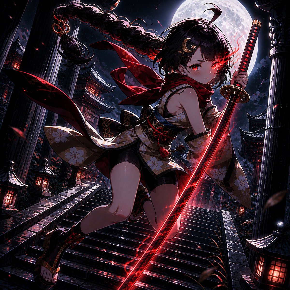 AkatsukiLighde's tweet photo. #AI月下幻想 https://t.co/7eptfhW9I8