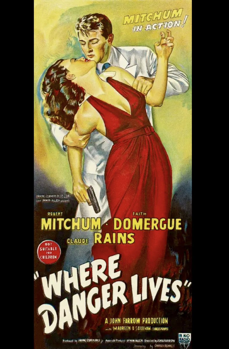analgesicsleep's tweet image. Posters for “Where Danger Lives” AKA “ A White Rose for Julie” AKA “Tragic Fate” (1950) from The USA, Belgium, Italy and Australia
#BNoirDetour #WhereDangerLives #FilmNoir