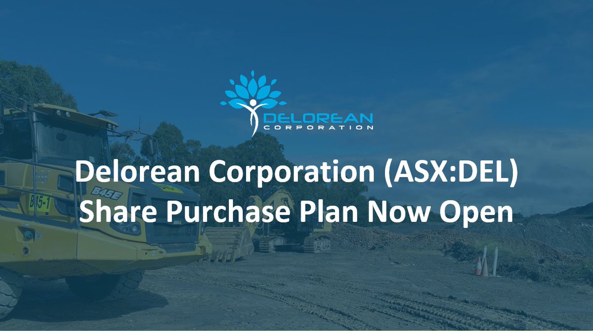 Delorean Corporation Ltd (ASX: $DEL) tweet media