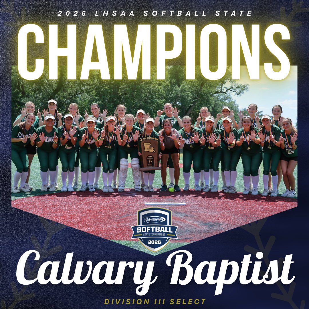 LHSAAsports's tweet photo. Congratulations to all our 2026 State Softball Champions! 🏆🥎 https://t.co/YTohDLXMiC