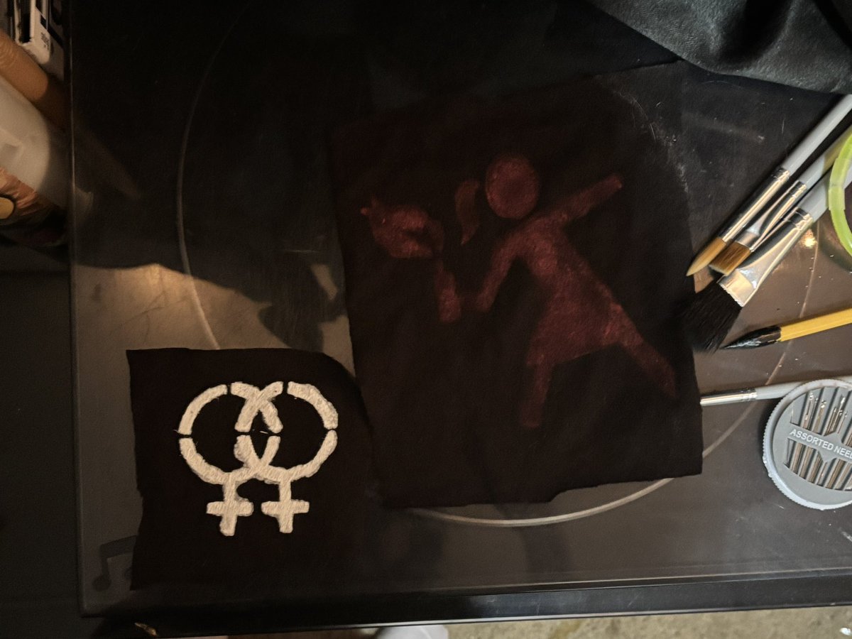 afxspo's tweet image. patches i made today #Boom