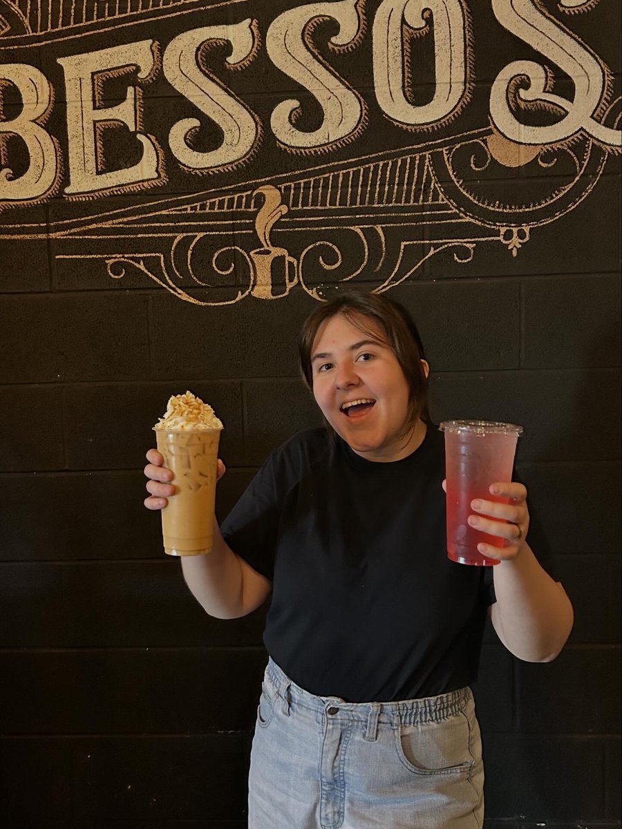 bessoscoffee's tweet image. Enjoy 32 ounces of your favorite frap or iced drink through May 16! Available for all guests, these super-sized drinks are discounted (20-ounce price) for nurses and teachers. Thank you for your vital work! 

#Coffee #Service #Community 
#TeacherAppreciation #NurseAppreciation