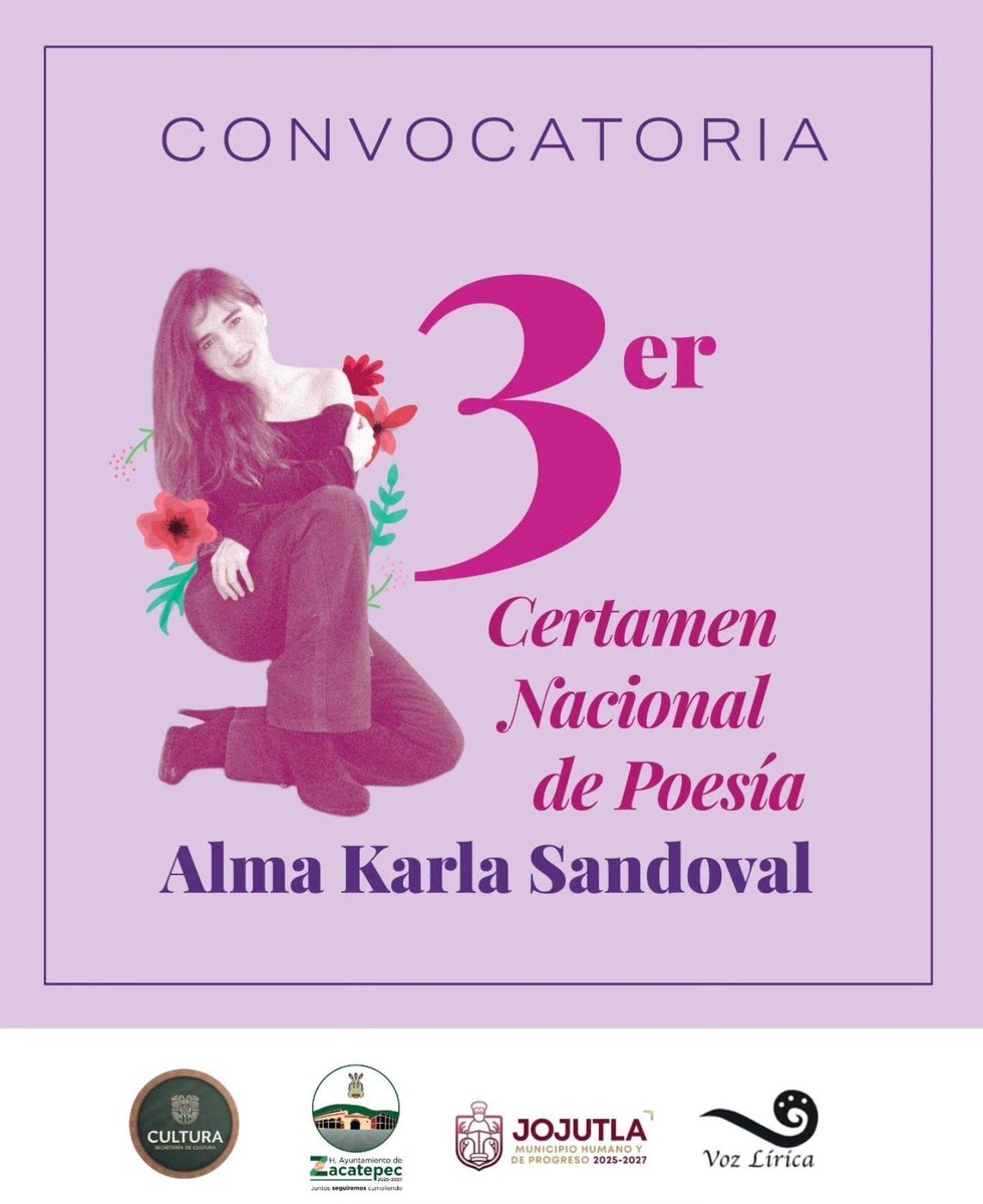 AlmaKarla's tweet photo. Muy agradecida con quienes hacen posible por tercera vez este concurso. Dejo aquí las bases y la página donde hay más información. 📷📷
https://t.co/GU8cpD1Iwy https://t.co/TnhfJ1m83x