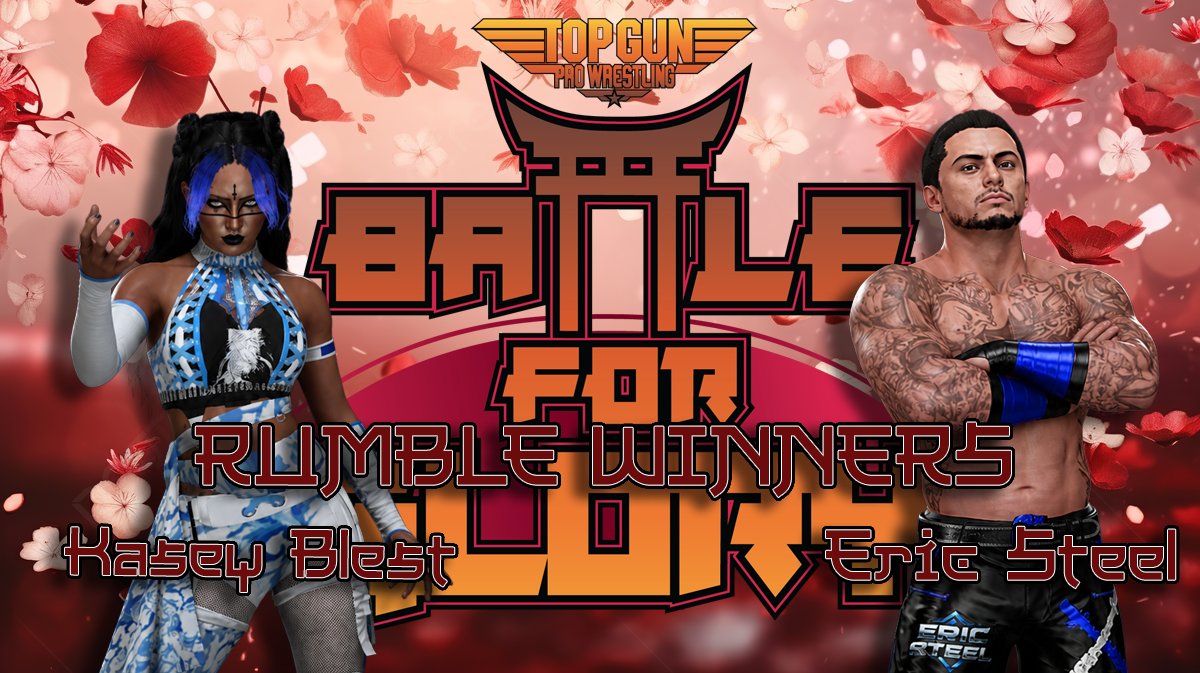 TGW_2k's tweet photo. Congratulations to Kasey Blest(@NitrozTNT) &amp; @EricSteel2K on Winning their respective rumble matches #wwe2k25 #wwe2k26 #caw #efed https://t.co/Vq6vtx1Okr
