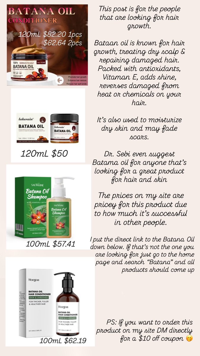aaoxxo's tweet photo. Batana oil. 
Read the picture for more information. 

https://t.co/raJ8ckfm4s https://t.co/ahfA19MyPn