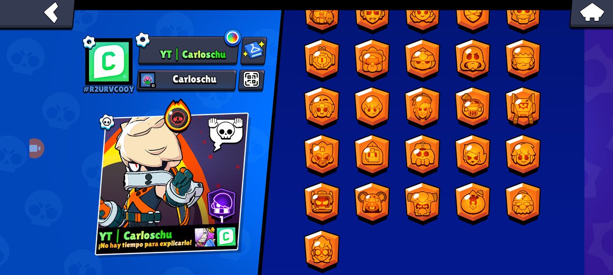 Carloschu98's tweet photo. Ya tengo todos los Brawlers a +250 copas
Próximo objetivo:
Todos los Brawlers a +500 copas https://t.co/wG9ZTpkz8T