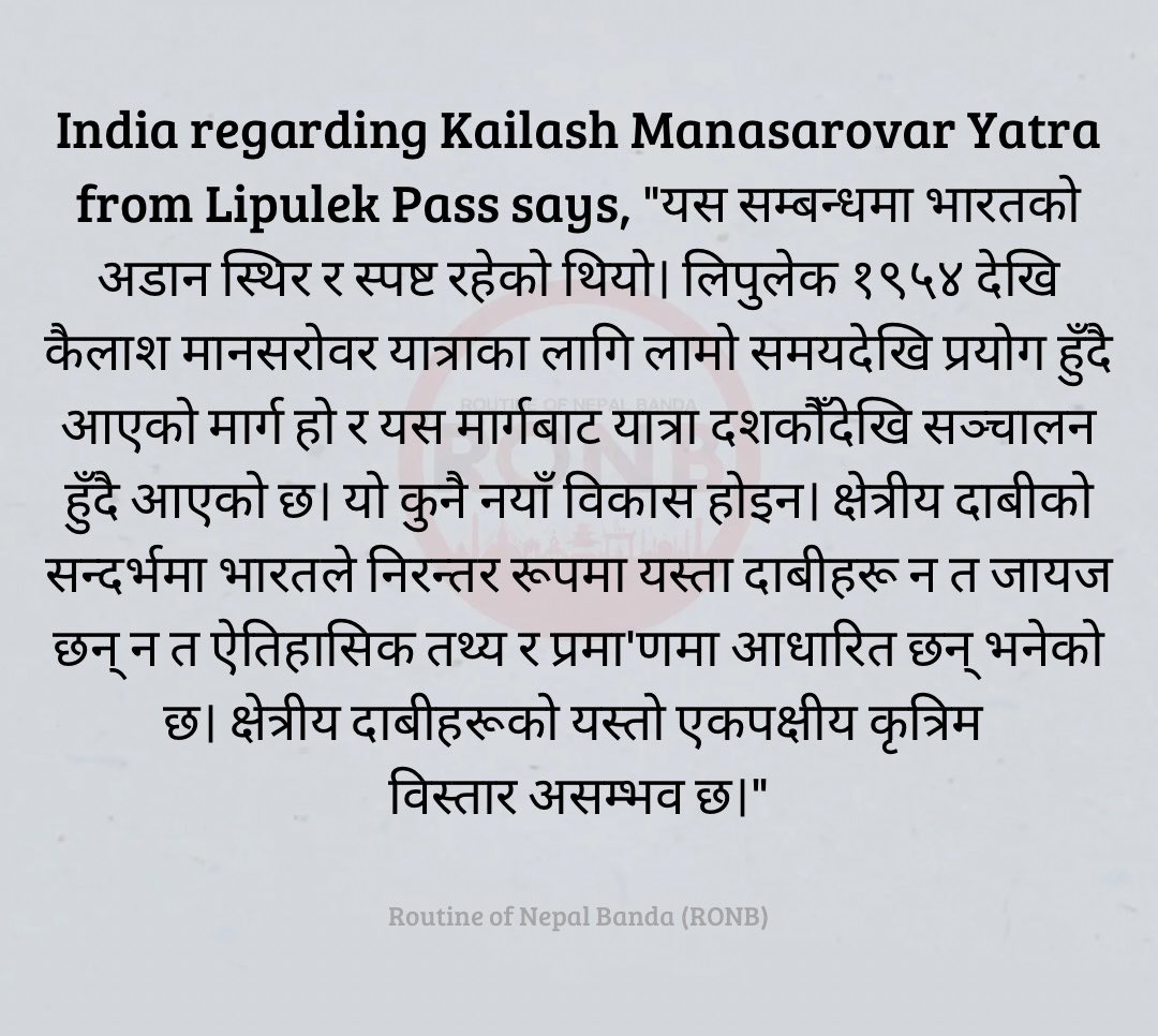 Routine of Nepal banda tweet media