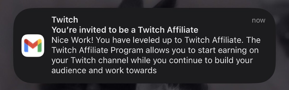 KUMAZVT's tweet photo. WE FINALLY GOT TO TWITCH AFFILIATE WOOOOOOO‼️‼️ https://t.co/84auPXcFR3