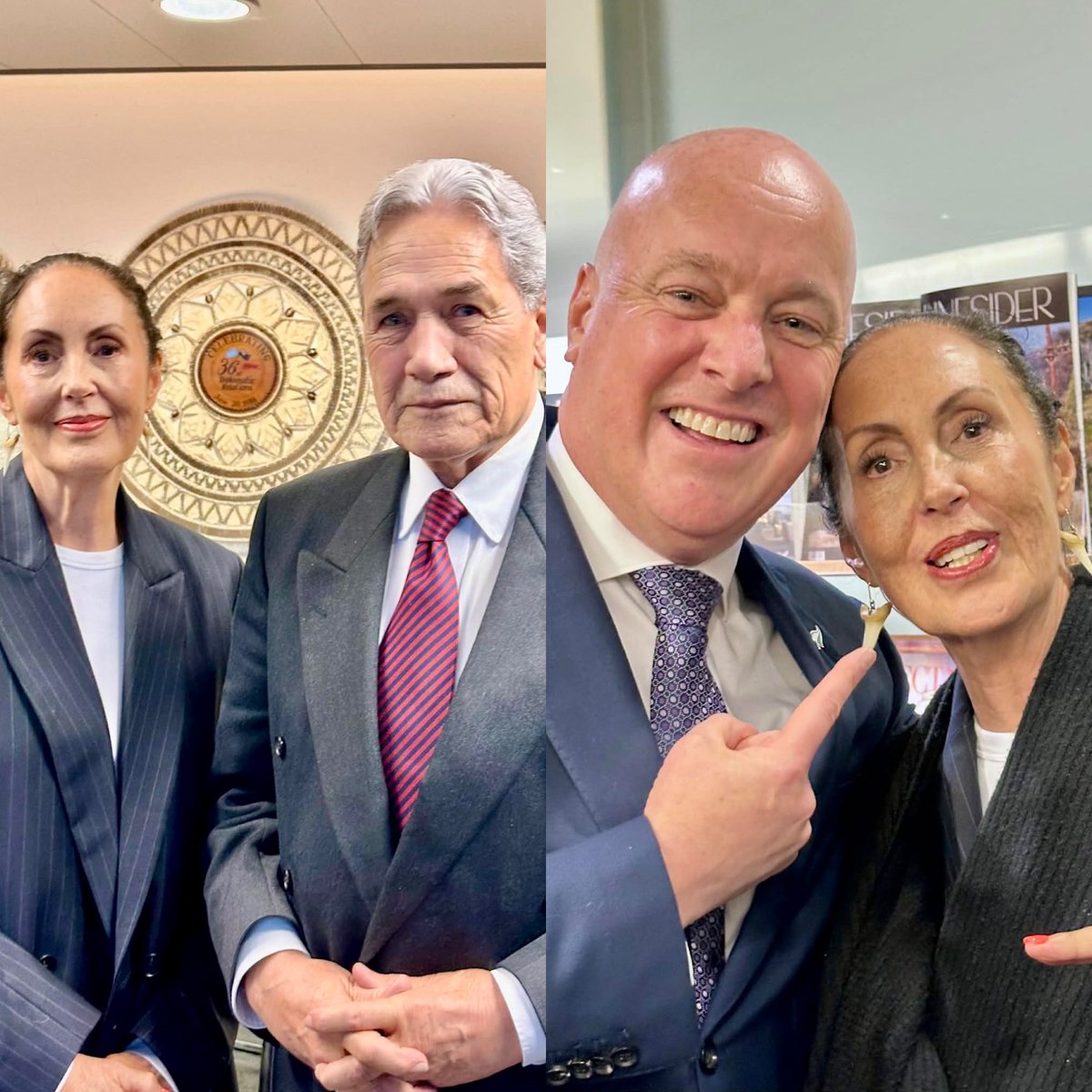 moanatribe's tweet photo. Last Weds, I interviewed one of these leaders &amp; tried to talk the other into doing the same. Who agreed to a sit-down? 8pm on @WhakaataMaori @nzpol 
Hint: #notmy1stRodeo https://t.co/Y06b6lqKeK