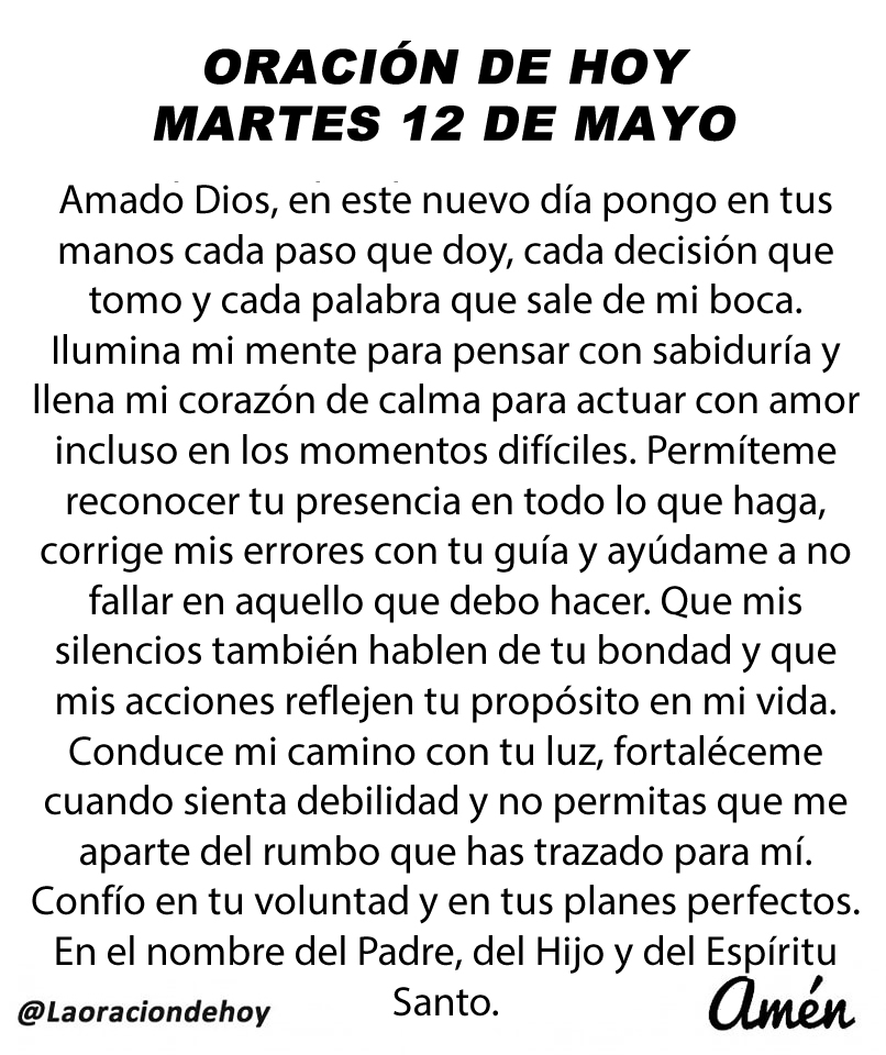 Oración De Hoy tweet media