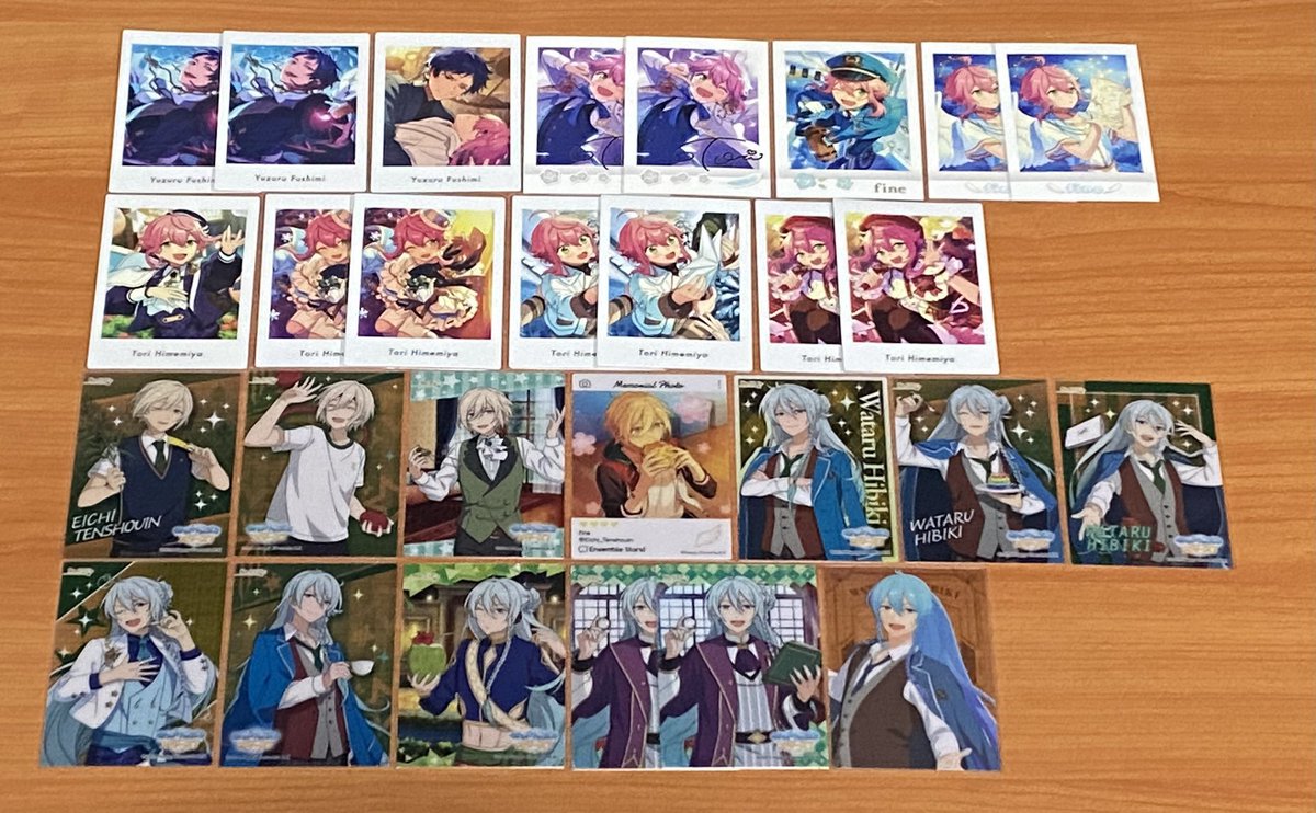 muu_uu02's tweet photo. 【譲渡/交換】あんスタ ぱしゃこれ ぱしゃっつ クリアカード エモカ

【譲】画像のキャラ

【求】特典 ジュイス 同異種レオ > 泉 or 定価(+送料)

*纏めてのお取引優先(郵送5~)
(ユニットやキャラごと優先)
*交換優先キャラあり
*譲渡の場合、キャラによっては抱き合わせをお願いする場合がございます https://t.co/Mmg2NIolEc