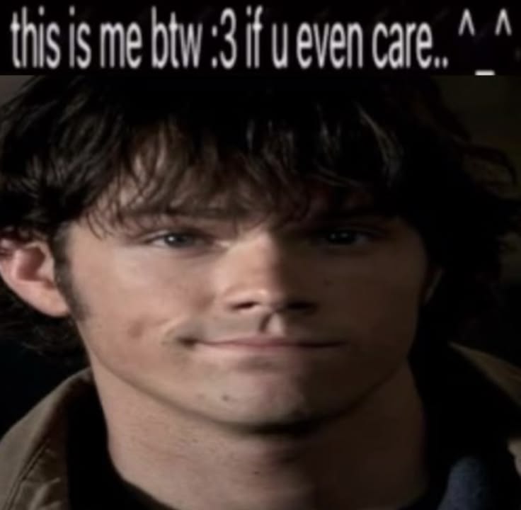 Sam Winchester of shedtwt !? tweet media