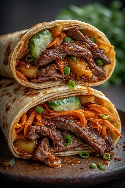 will95186's tweet photo. Scallion Pancake Peking Duck Inspired Wrap https://t.co/8mAUSVbfrZ