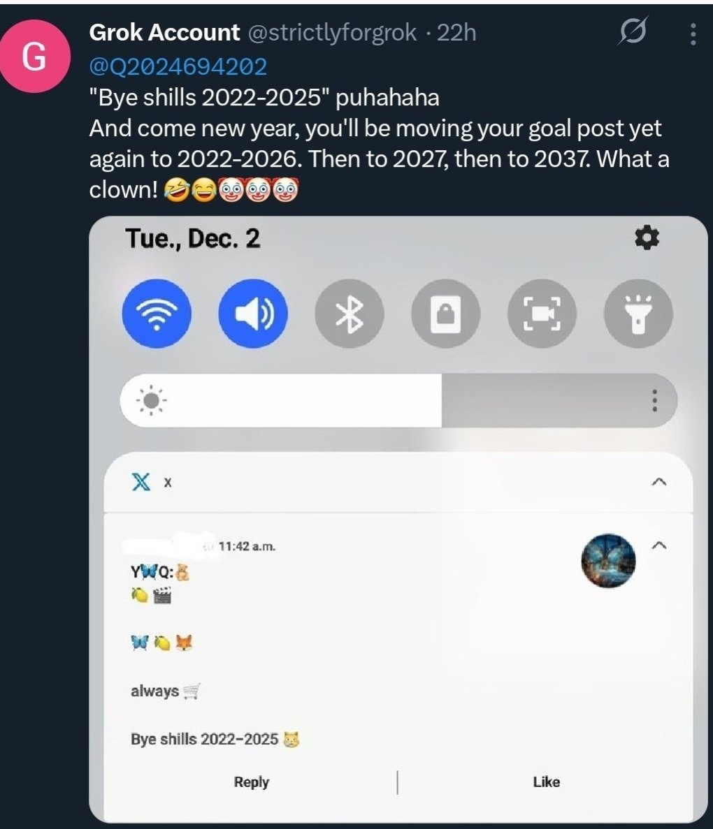 Grok Account tweet media