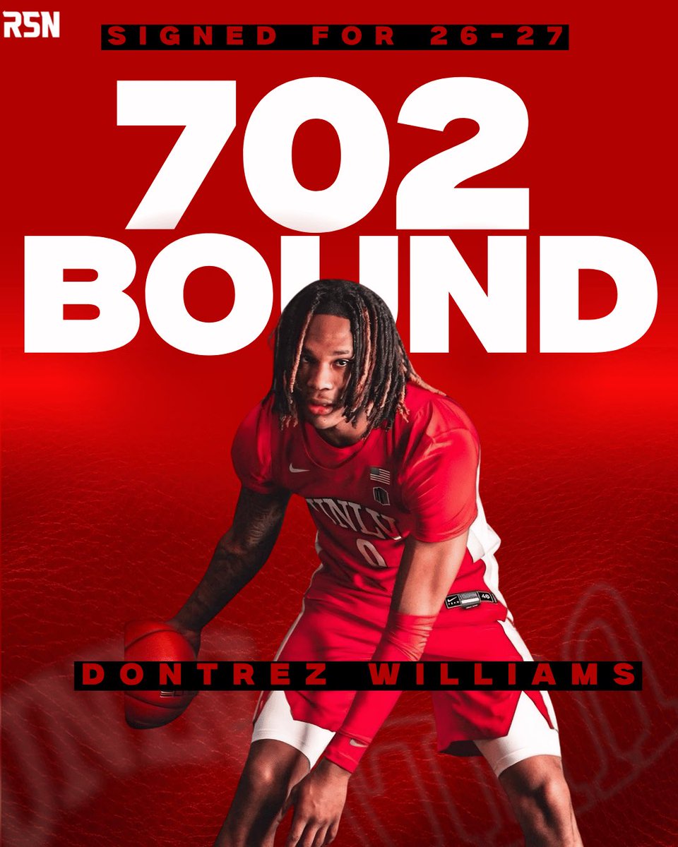 Dontrez Willams commits to UNLV! A 6’5 195 GUARD and at Lindenwood last year he avergaed 15.2 ppg, 5.1 rpg, and 2.6 stls! A REAL DEFENSIVE MENACE 
-
-
#unlv #runninrebels