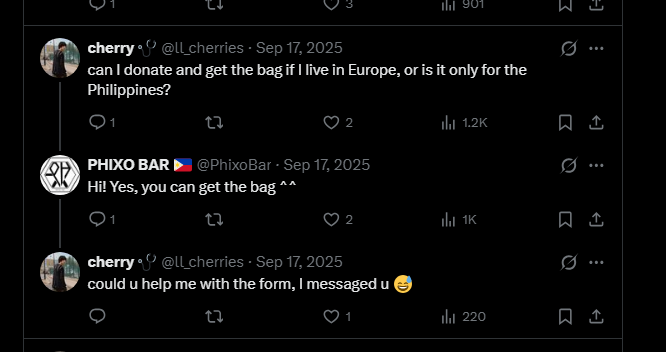 dennyrobinavich's tweet photo. I am asking for your help to share this.
Posting this from here and not my other account (@ll_cherries), since I will be able to write everything in one post here. 

I have been waiting to receive an item from @PhixoBar since last year and haven't received any response from the fanbase below for months now, and if I won't get what I paid for, without even the courtesy of response, I need help.

On the 17th of Sep 2025, I asked @PhixoBar if they can ship the below items to Europe as well, and they confirmed they can. 
I proceeded with filling out the form and transferring the full amount immediately, as I wanted to contribute to the project as quickly as possible. 

They were very helpful and assisted me with my questions quickly, advising I will receive an email with follow-up steps.

On the 7th of December 2025, I messaged and emailed them requesting more information, as I haven't received anything at that point. 

I did not receive a response for several weeks, so I followed up on the 30th of December. 

On the 6th of January 2026 they responded, I provided my address for shipping the item and they advised me of the delivery fee (screenshot they provided below), which I also immediately transferred. 

On 11th of February 2026, I messaged and emailed again asking for an update, as after paying for the shipping and providing my address, I have not received any further information. 

They responded on the 27th of February advising me that they have already shipped it, but there was no transaction number yet because it was still under the Philippine customs. 

At this point, I thought, it's weird for that to be happening for two months now, but okay. 

This was the last time I heard from them. 

I have been periodically following up with them both from X and via email, but I never got a response anywhere. 

I genuinely wanted to help with the project and even if it was without receiving any item, I would've been happy to contribute for Baekhyun. If they have just told me they can't ship the item, I would've understood and still donate. 

At this point, however, I am feeling lied to; those are money I worked for and that fact being so disrespected by fellow EXO-Ls is making me very sad. I wouldn't have even thought to request a refund if I have simply received a response, we could've come to an understanding.

I have never had such experience with the numerous orders I have made from the Philippines, and specifically from other EXO-Ls. I did not expected it form a fanbase that I haven't heard anything bad about.

I understand some things (like what happens with the item after it is shipped) are beyond the sender's control, however, I have been ignored for months now and I am simply tired. They cannot convince me in any way that no tracking number has been generated for 3 whole months. 

I do not know what outcome I expect by writing this, but I have already advised them I am requesting full refund. 

I am sharing screenshots of the above mentioned conversations and details. 

Lastly, I am proud to be an EXO-L, I am still here even through the hard times, and I know the fanbases do a lot of good for our boys. All I ask is we respect each other as fans, and this is not what is happening here. 

Once again I am asking your help to share this.