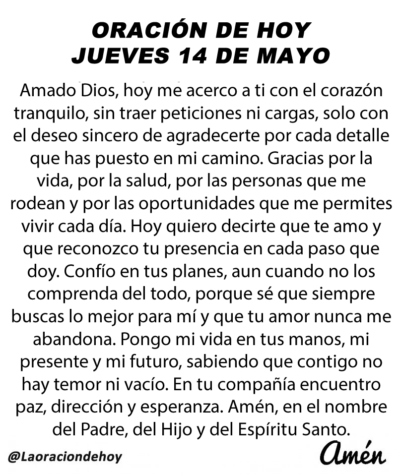 Oración De Hoy tweet media