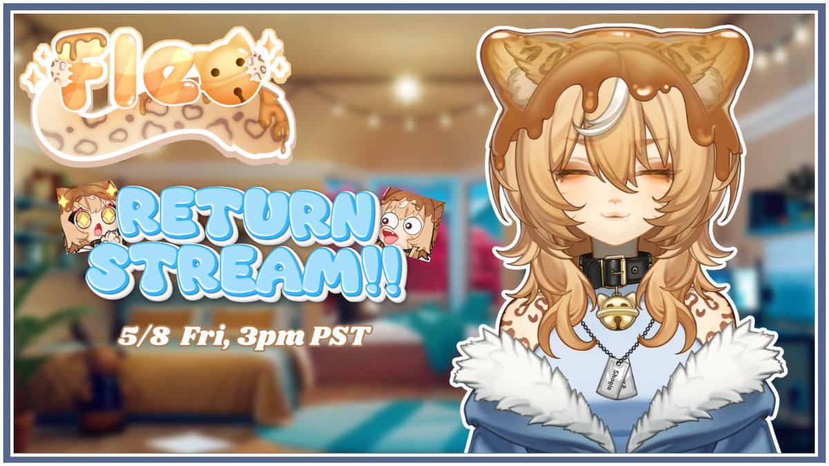 FleoVT's tweet photo. HAPPY TO FINALLY ANNOUNCE MY RETURN STREAM!!!

Lets catch up on what's happened and what the plan for the future is for Fleo!!

#Vtuber #ENVtuber https://t.co/hh0UKVQhUF