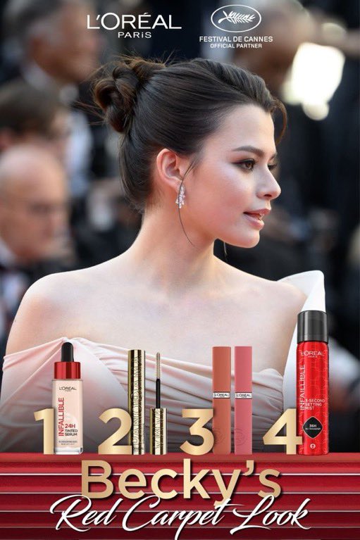 beanie015_'s tweet image. Excited to witness Becky shine at Cannes with L’Oréal Paris 🤩✨

#LOrealParisCannes #LightsOnWomensWorth #WorthIt #LOrealParisTH #LOrealParisCannesTH2026 #makeup #LOrealParisCannesxBecky #Beckysangels