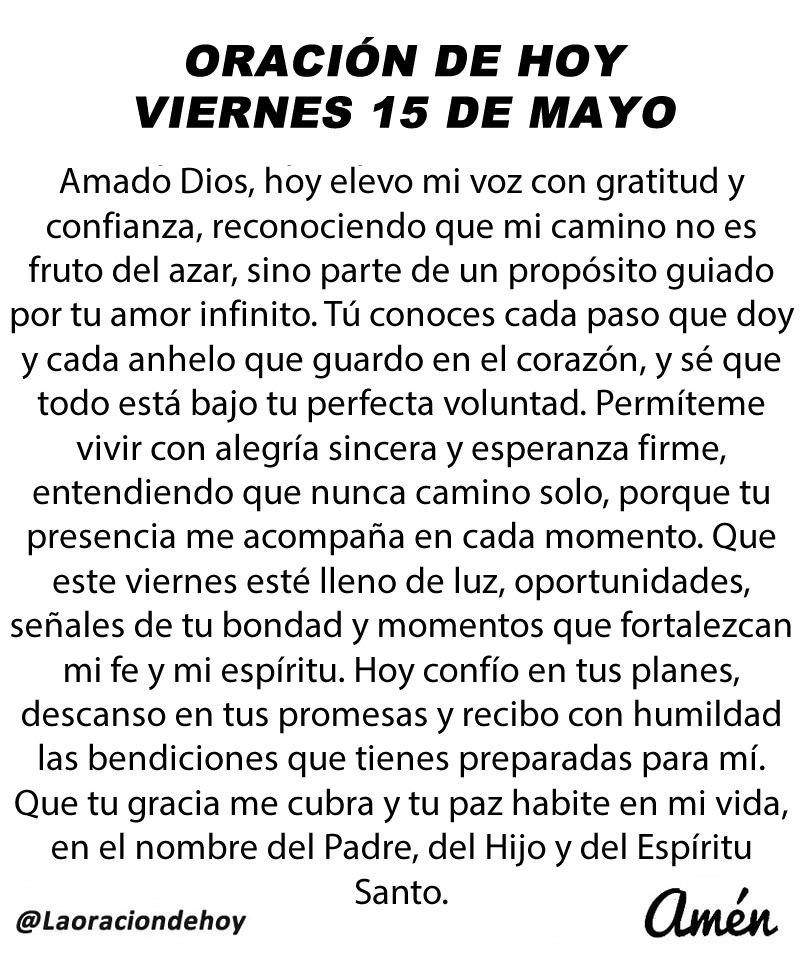 Oración De Hoy tweet media