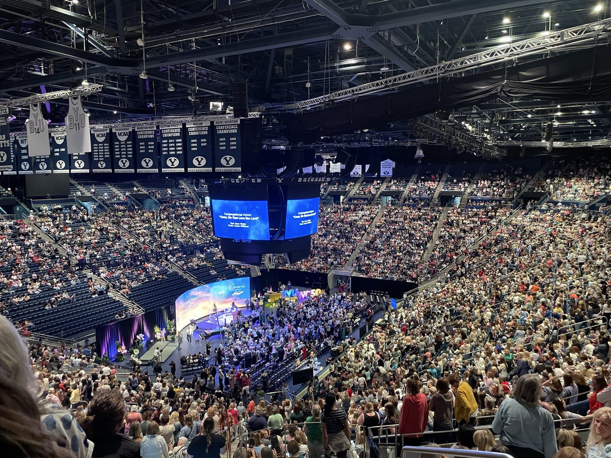 bevqual's tweet photo. BYU women’s conference 2026 was awesome and amazing. #byuwc https://t.co/wEPI0SqdLj