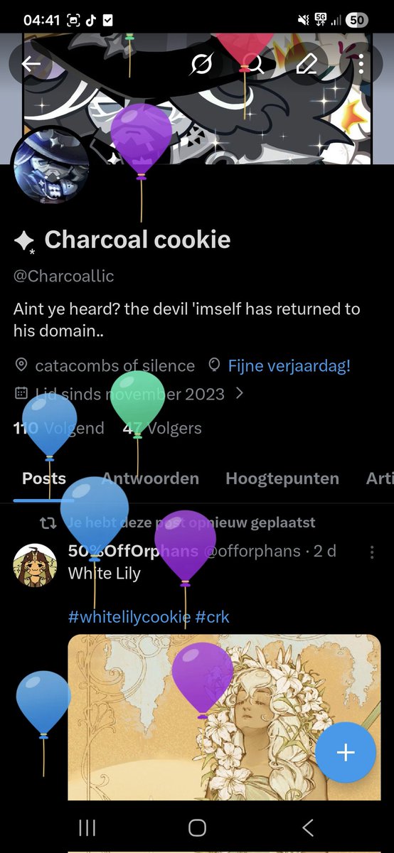 Charcoallic's tweet image. Its my #birthday guys 🥹