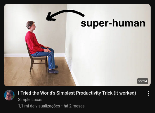 O cara deve ter demorado um mês para achar o mesmo sweater kkkkkkk.
Bem que dizem que o YT em PT é cópia do YT gringo,  porém com um certo atraso.