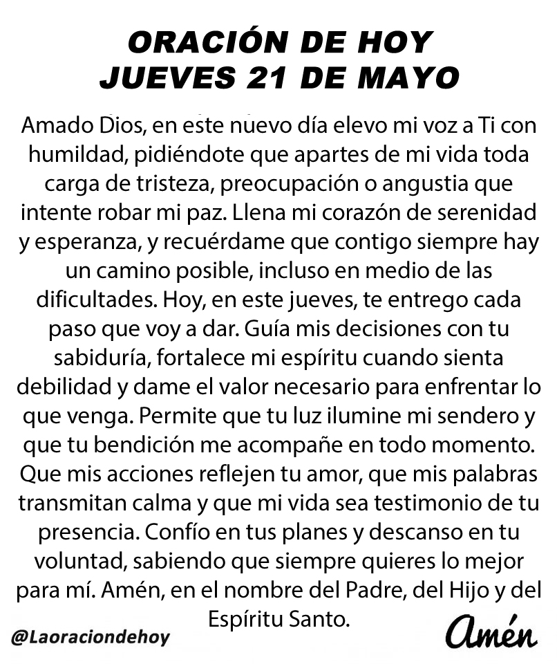Oración De Hoy tweet media