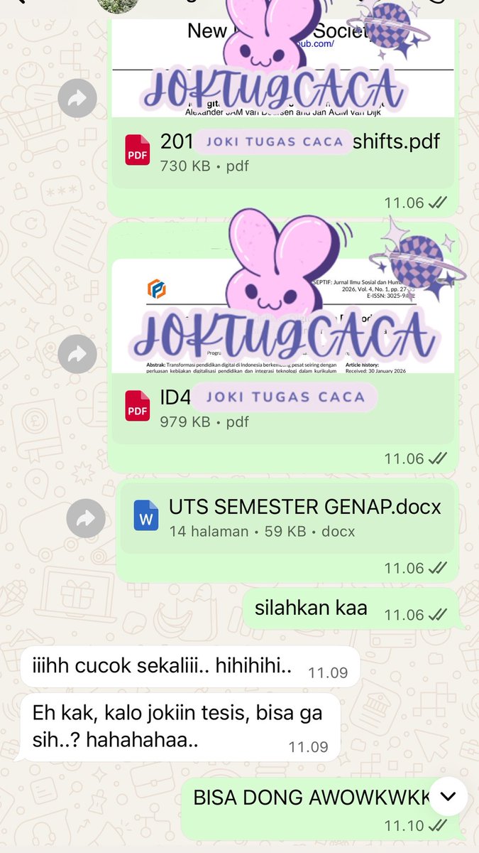 JokiTugasCaca✨🌷 tweet media
