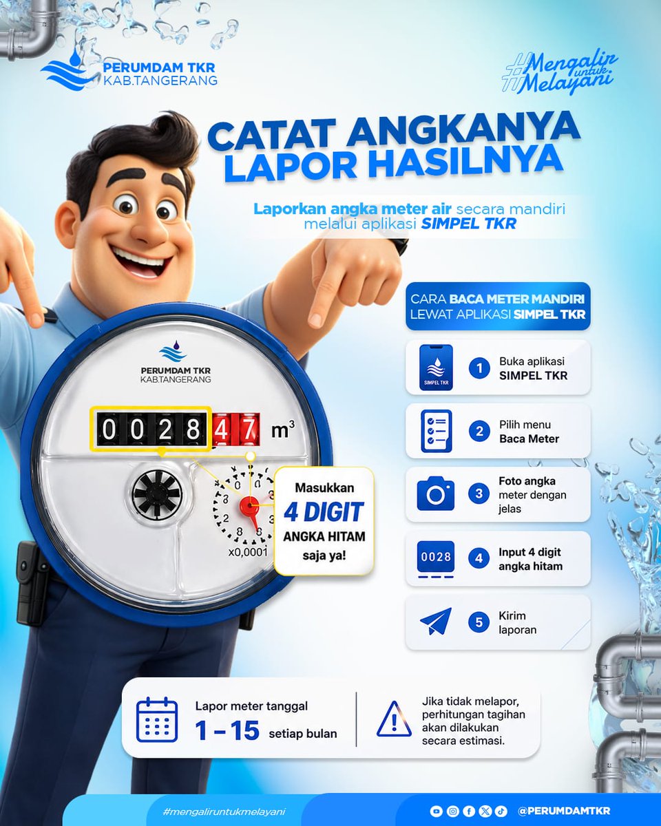 PERUMDAM Tirta Kerta Raharja Kabupaten Tangerang tweet media