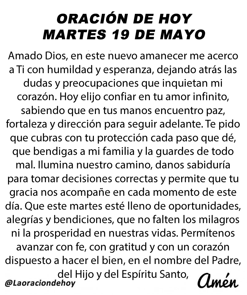 Oración De Hoy tweet media