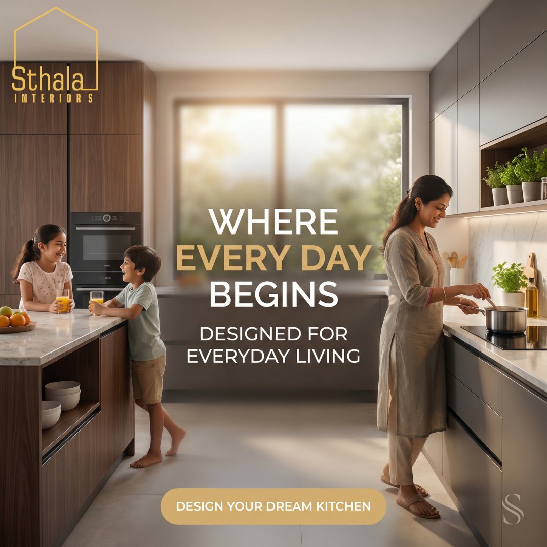 Sthala_interior's tweet image. The kitchen is where every day begins 🍳

From morning routines
to everyday moments,
it’s a space that keeps life moving ❤️

#KitchenDesign #ModernKitchen #HomeInteriors #IndianHomes #FamilyMoments #InteriorDesignIndia #LuxuryLiving #KitchenInspo #HomeDesignIndia #InteriorInspo
