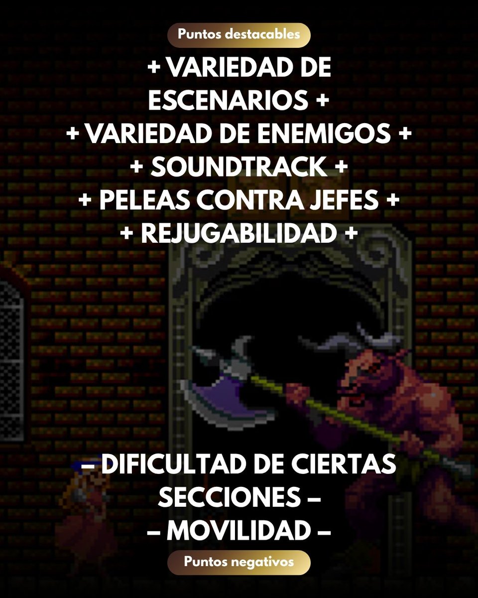 NG_Plus_'s tweet image. UN DÍA, UNA RESEÑA (DÍA 123)

Castlevania Requiem Rondo of Blood es un gran juego retro de una de las franquicias más importantes de Konami que se sostiene muy bien en muchos apartados.

.

#castlevania #konami #review #retro #gaming