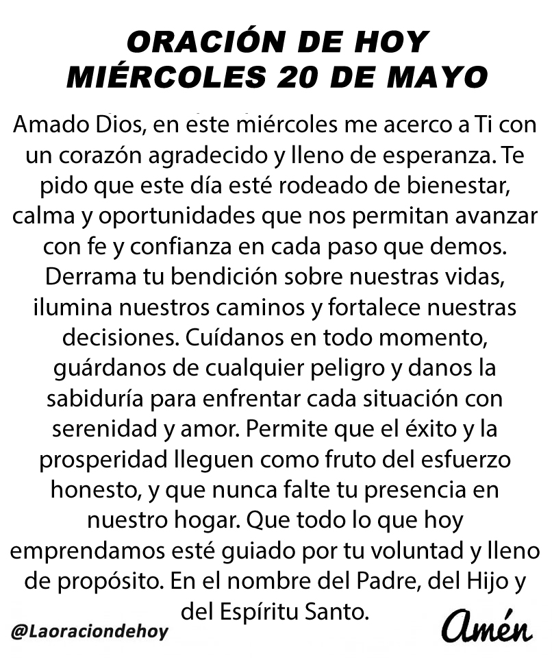 Oración De Hoy tweet media