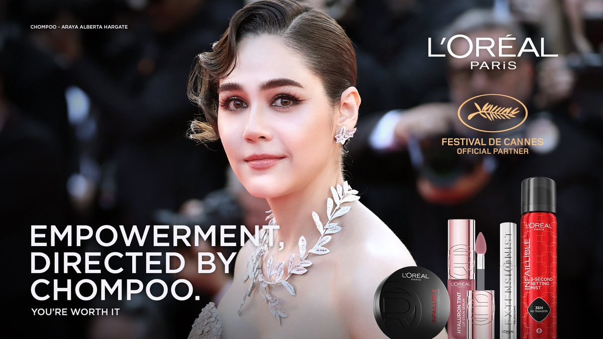 fvrstrawberry's tweet image. LET'S GO....✈

#LOrealParisCannes #LightsOnWomensWorth #WorthIt #LOrealParisTH #LOrealParisCannesTH2026 #makeup 

Mother                                     Daughter