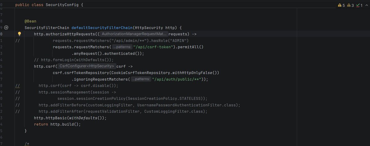 ugz_man's tweet photo. Today’s @SpringSecurity lesson: CSRF protection. I learned how to stop attackers from "forging" requests by implementing unique CSRF tokens. Whether it's through cookies or custom API endpoints, keeping the "secret handshake" secure is 🔑.#BuildInPublic #Java #SpringSecurity https://t.co/AcNxBelJK5