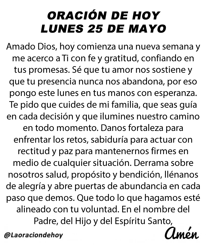 Oración De Hoy tweet media