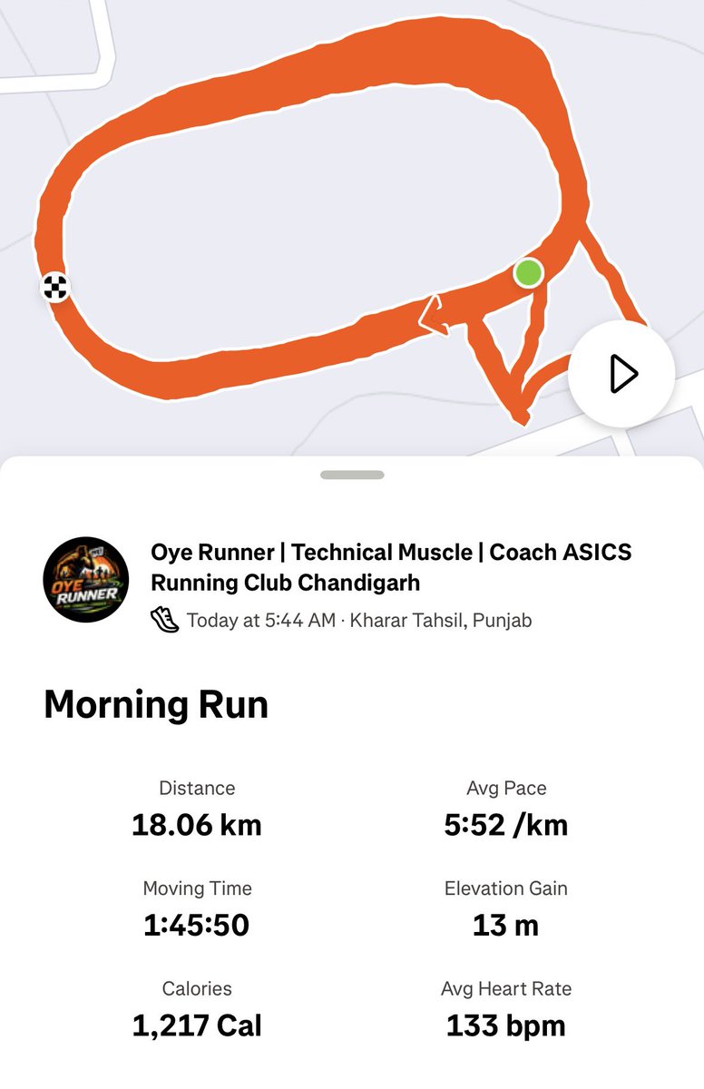 Oye Runner | Technical Muscle | Chandigarh tweet media