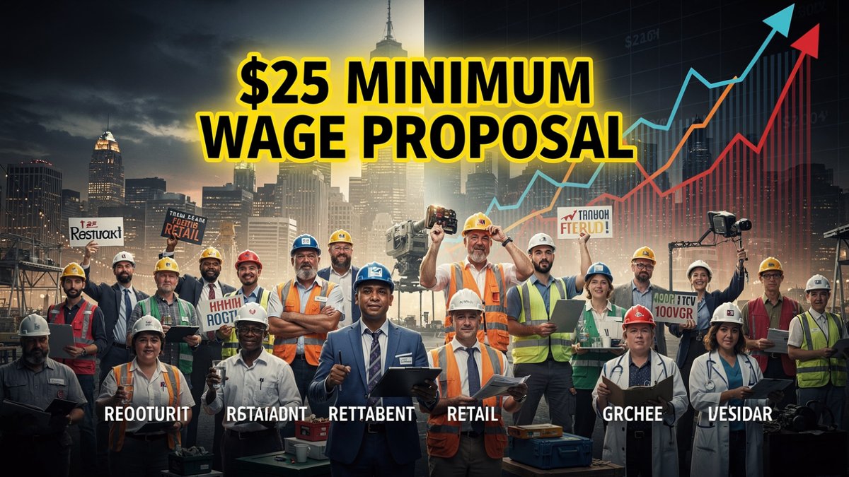 AKatgol37655's tweet image. 🚨 Could the U.S. minimum wage really rise to $25 per hour? What would that mean for workers and the economy? 💰📈

A major new proposal in Congress is sparking debate over a possible historic wage increase that could reshape

👉 stories-all.online/2026/05/Increa…

#MinimumWage #LivingWage