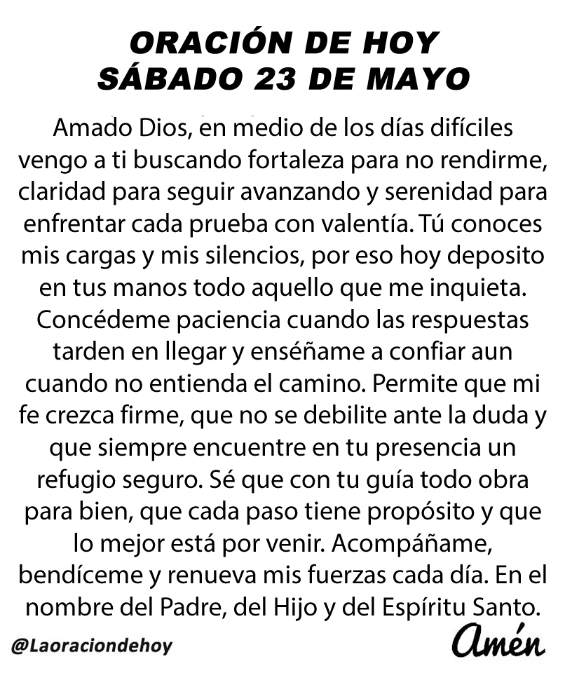 Oración De Hoy tweet media