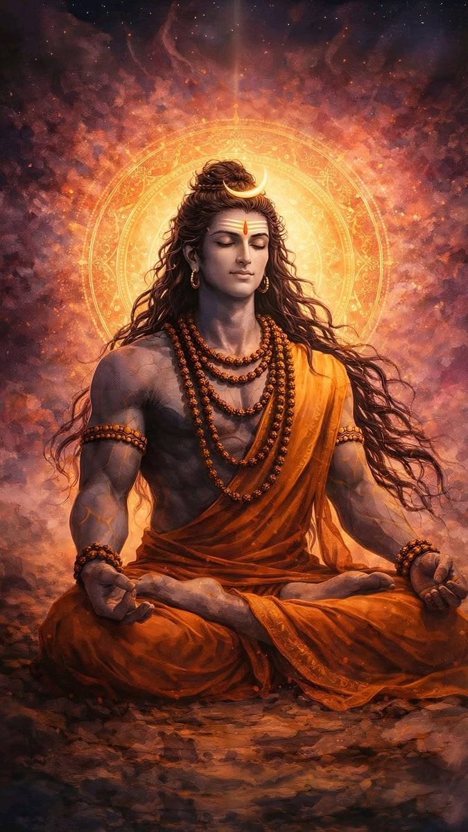 DivyaKashy43898's tweet image. In the silence of the universe,
I found my strength in Mahadev 🔱
The destroyer of fear,
the creator of inner peace.
Om Namah Shivaya 🕉️
#Mahadev #HarHarMahadev #ShivShakti #Bholenath #SpiritualVibes