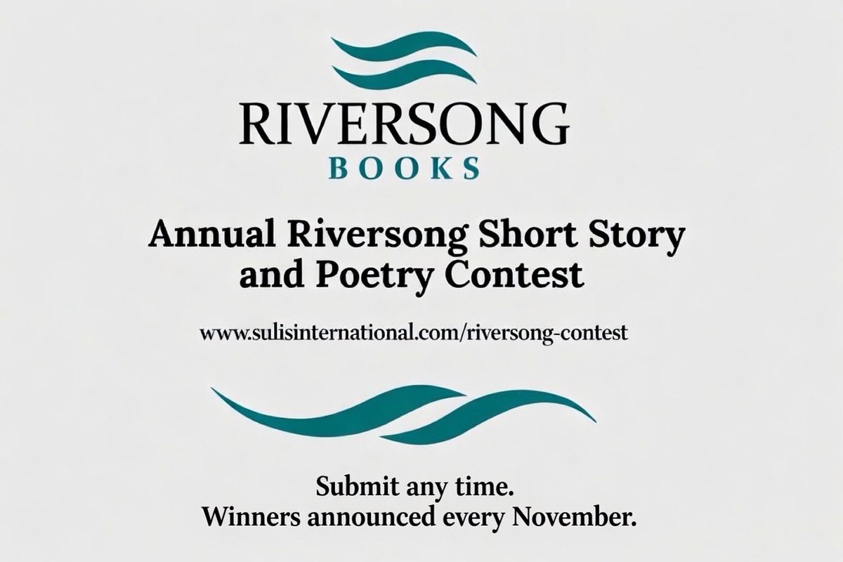 Sulis_Intl's tweet photo. Enter the annual Riversong Contest.
https://t.co/JV1q4zmcbj https://t.co/n25iisISa5