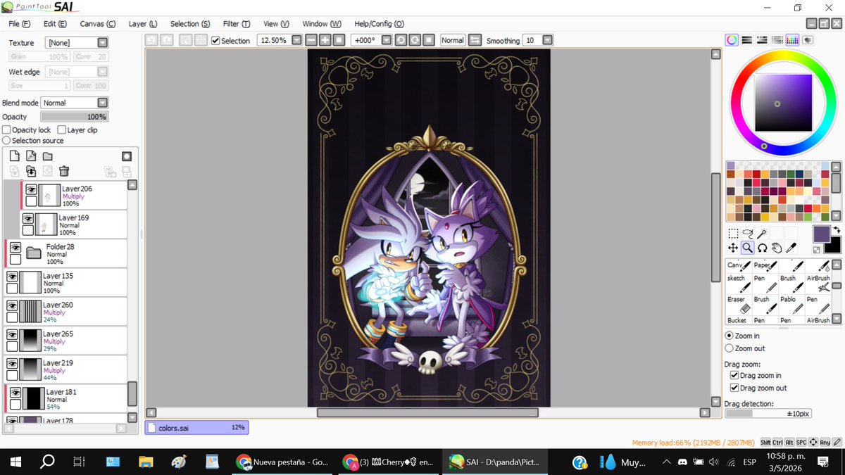 mientras tanto yo usando SAI para hacer las portadas de IDW akjdhajdshsajdakj