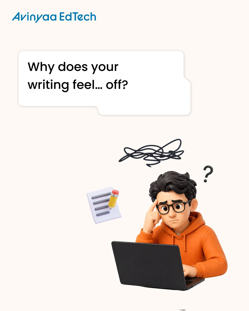 AvinyaaEdtech's tweet photo. If writing feels frustrating, it’s not your ability it’s your approach. Shift it, and everything changes.

#Kreativespace #writingtips #creators #productivity #mindset https://t.co/UtgcJIfQBv