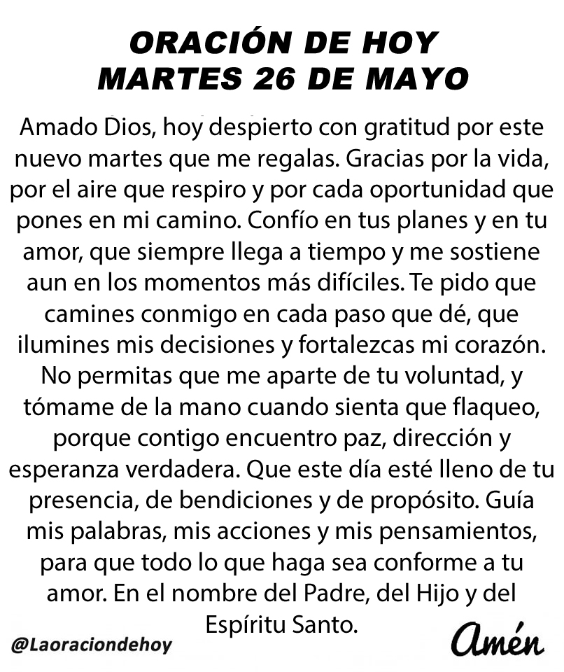 Oración De Hoy tweet media